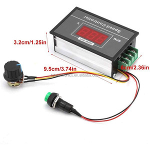 Digital Display <strong>PWM</strong> <strong>DC</strong> <strong>Motor</strong> <strong>Speed</strong> Regulator 6V12V24V48V Stepless <strong>Speed</strong> Switch <strong>Controller</strong> Display case - Product Image 3