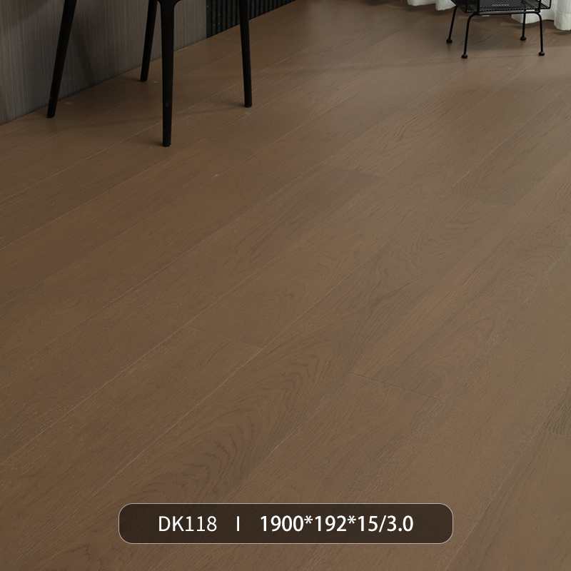 DK118 oak surface 3mm light coffee pure three layers