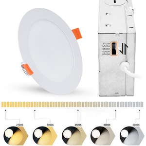 ไฟดาวน์ไลท์ LED ติดเพดานแบบฝัง LED 6 "3CCT-5CCT-4พร้อมกล่องแยกสำหรับห้องครัวในบ้านแบบอเมริกันแคนาดา - Product Image 2