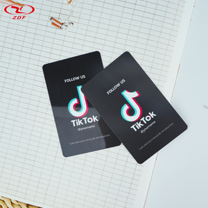 Werks-TikTok-Bewertungs karten Google Review PVC NFC Tippen Sie auf Social RFID Business Wasserdichtes Mini-Tag T5577 Mitgliedschaft Zahlung Qr-Code - Product Image 4