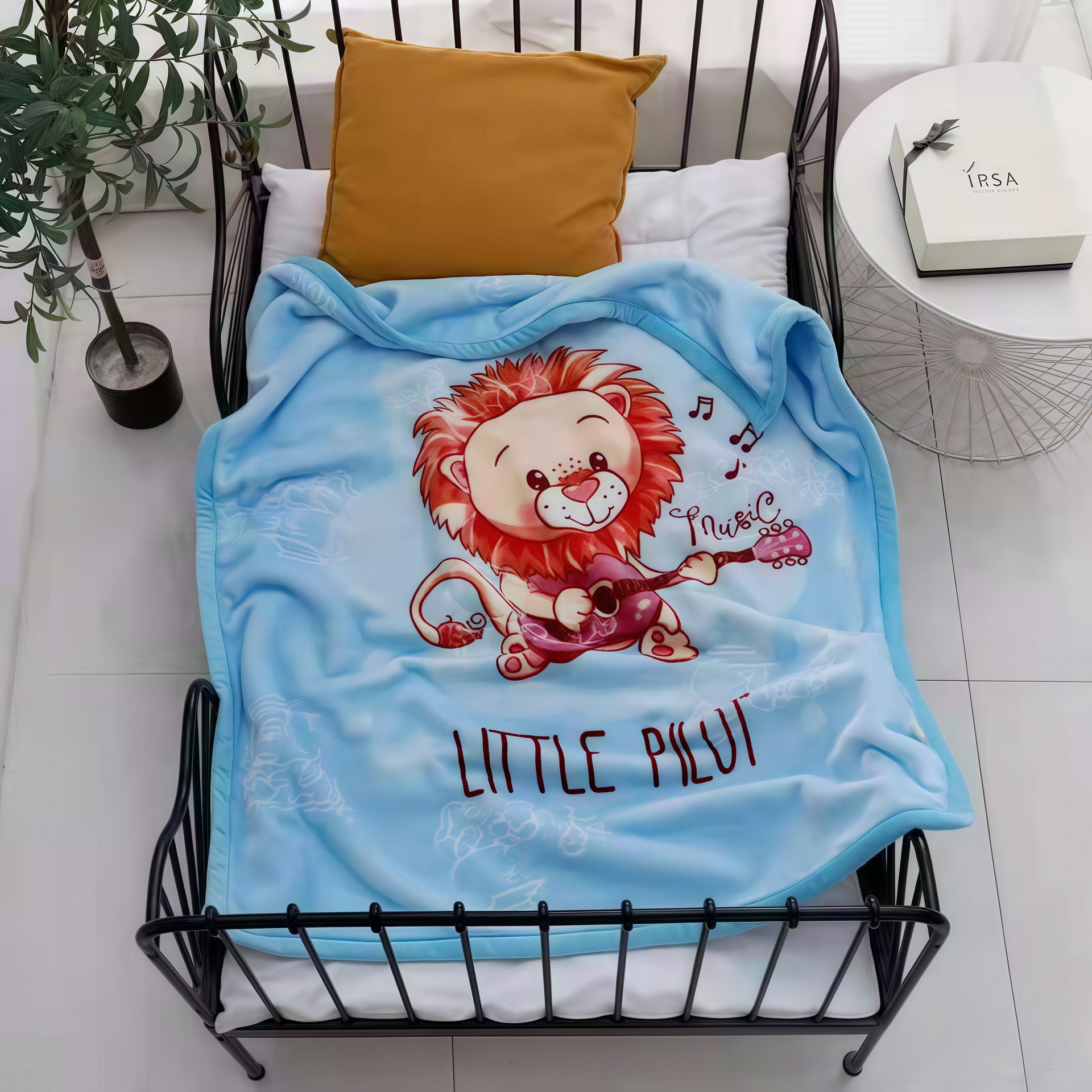 Petit lion bleu