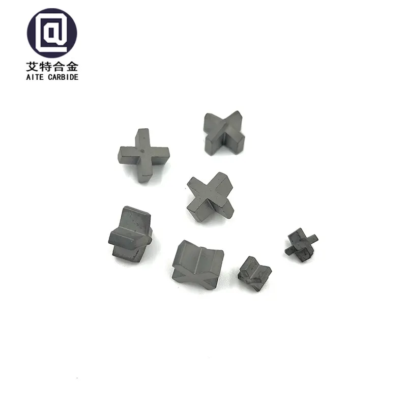 YG8/YG6 cross carbide wear-resistant welding parts Tungsten Carbide Brazing Tips