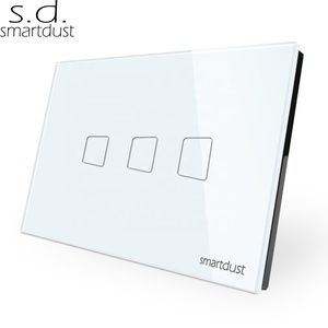 Smartdust 118 WIFI Electric Light <strong>Remote</strong> for TUYA 3 Gang <strong>AU</strong> Single Live Line Smart WIFI RF 433 MHz Touch Switch Max Current 10A - Product Image 5