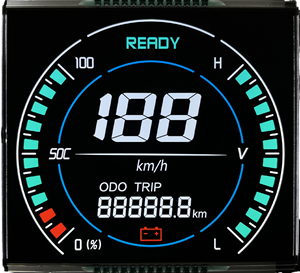 ROHS bildschirm lcd 7 monochromes segment lcd display Fabrik individuelles COB COG LCD-Modul monochromes display - Product Image 2