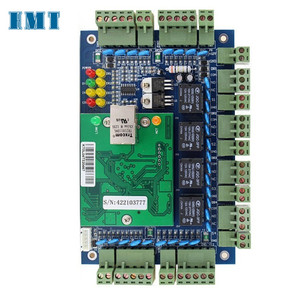 Venta de fábrica Panel de control de acceso Wiegand Tablero de control de acceso de red TCP/IP con software para sistema de control de acceso