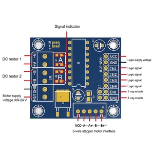 ミニ4チャンネルモータードライブシールド拡張ボードL293DモジュールArduino UNO MEGA2560用高電圧電流モジュール - Product Image 5