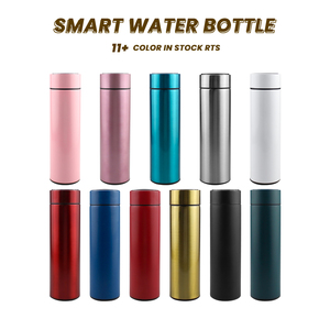 Biểu Tượng Tùy Chỉnh 500Ml Thép Không Gỉ Phòng Tập Thể Dục Tumblers Đôi Tường Cách Nhiệt Chai Nước Thông Minh Chai Nước Với Nhiệt Độ Hiển Thị - Product Image 3