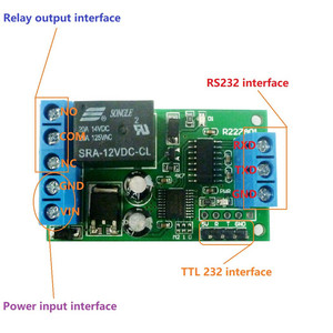 2 IN 1 RS232 & amp TTL232 interfaccia porta seriale modulo relè UART Switch PC USB MCU per Smart Home Garage door Car alarm - Product Image 2
