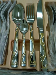 Bán thanh lý-84pcs/72pcs thép không gỉ thiết lập dao kéo, chất lượng cao đồ dùng nhà bếp, giảm giá - Product Image 4