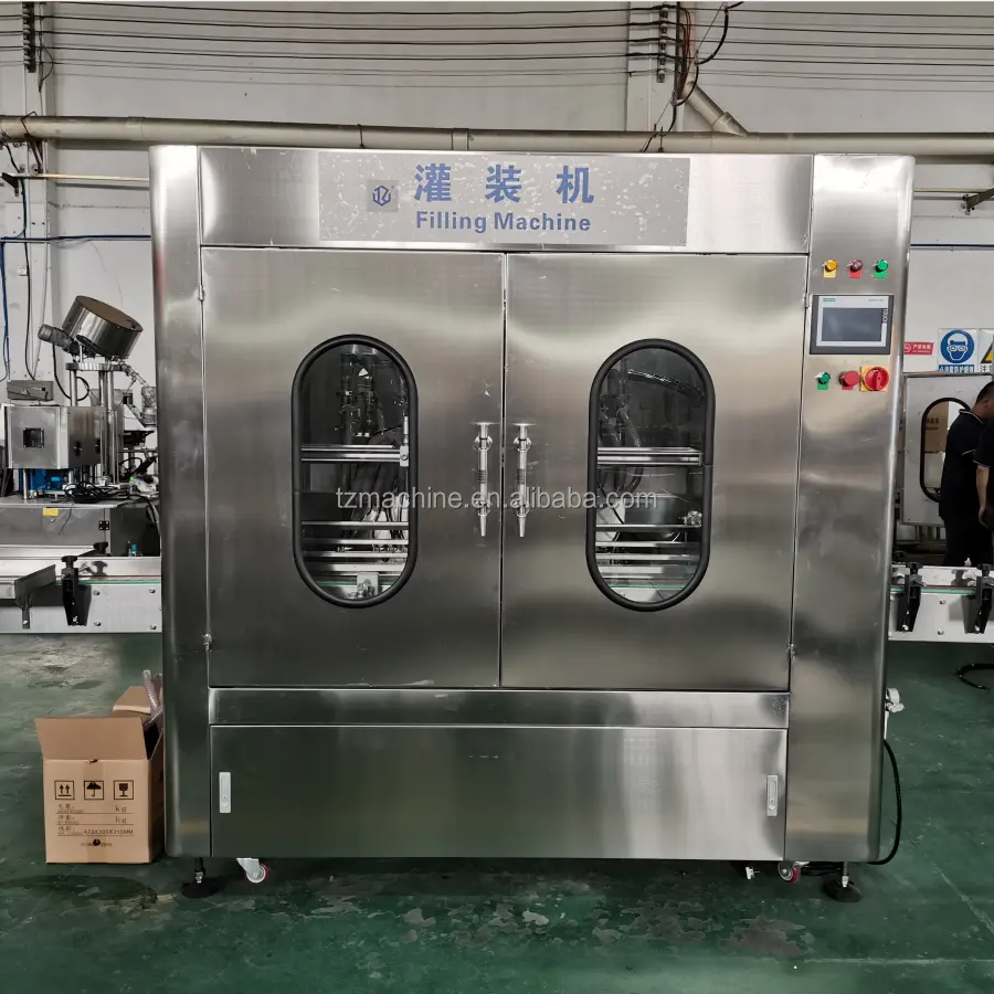 Máquina de engarrafamento automática de 20 litros para vinagre, máquina de engarrafamento de água com fluxo automático líquido