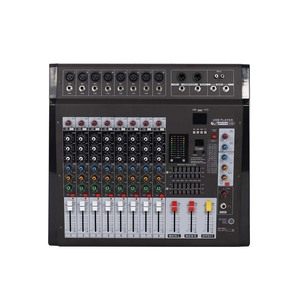 Consola de 8 canales que mezcla 16 efectos DSP interfaz USB mezclador de audio de potencia de sonido - Product Image 3