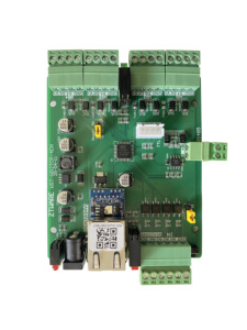 TCP/IP Ethernet RS485 Placa convertidora Wiegand de 4 canales Interfaz eléctrica de contacto seco de 4 canales Salida RS485 para biométrico - Product Image 2