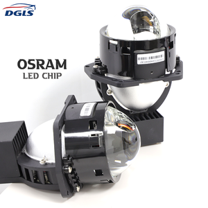 Dgls 130W 1.8 2.5 3.0นิ้วชิพเลเซอร์เลนส์คู่โปรเจคเตอร์แอลอีดีสองดวง E200 H4 H7ชุดไฟหน้า LED สองเลนส์สำหรับรถยนต์ - Product Image 2