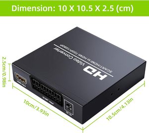 <strong>HDMI</strong>/Scart <strong>to</strong> <strong>HDMI</strong>+Coaxial Converter with 3.5mm Interface,Automatically Detect RGB(50/60Hz), <strong>Composite</strong> Video(NTSC/PAL) - Product Image 6