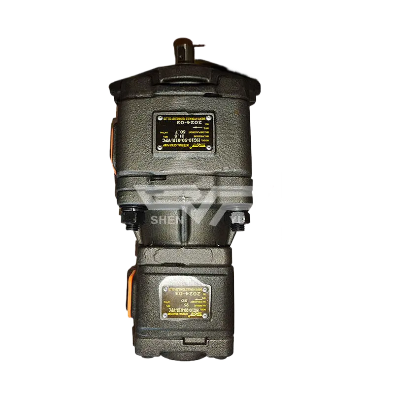 油圧内部内部ギアポンプ、サーボシステム射出成形機鍛造機械エレベーターダブルギアポンプ