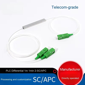 Telecom tipo Mini Splitter ottico PLC modalità singola tubo in acciaio SC/APC connettore in fibra ottica FTTH per Gpon Epon 4G Simplex - Product Image 5