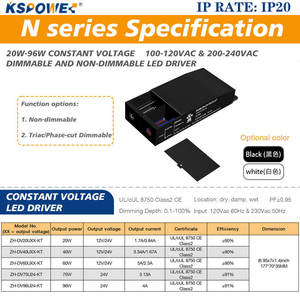 信号输出输入120Vac 230Vac低压电源Dc 12v条形照明变压器120伏至24伏Rgb 3色发光二极管驱动器 - Product Image 3