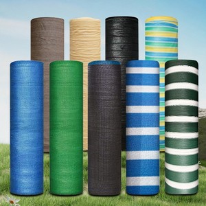 Kain naungan matahari HDPE teras luar ruangan bahan layar HDPE anyaman jaring Gratis penyaringan kolam - Product Image 6