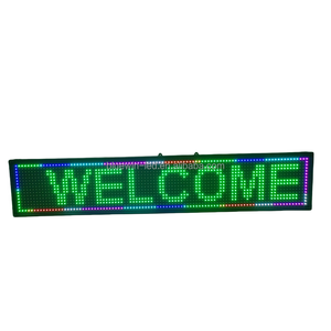 Наружный RGB P10 светодиодный знак сообщения Программируемый прокручиваемый текстовый знак для бизнес-магазина - Product Image 1