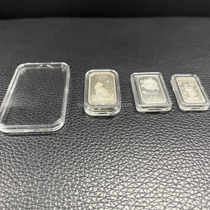 アクリル長方形ボックスコインホルダープラスチックカプセルコインボックス - Product Image 4