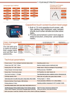 Macchina portatile del codificatore astuta della stampante a getto d'inchiostro per la scatola di cartone & la data di tempo stampa del codice di lotto sul tipo di plastica della piastra del Tij - Product Image 3