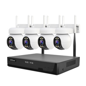 Комплект системы видеонаблюдения с 5-кратным оптическим зумом, 4-мегапиксельной камерой, Wi-Fi и NVR, хит продаж, умная камера видеонаблюдения с полноцветным ночным видением - Product Image 2