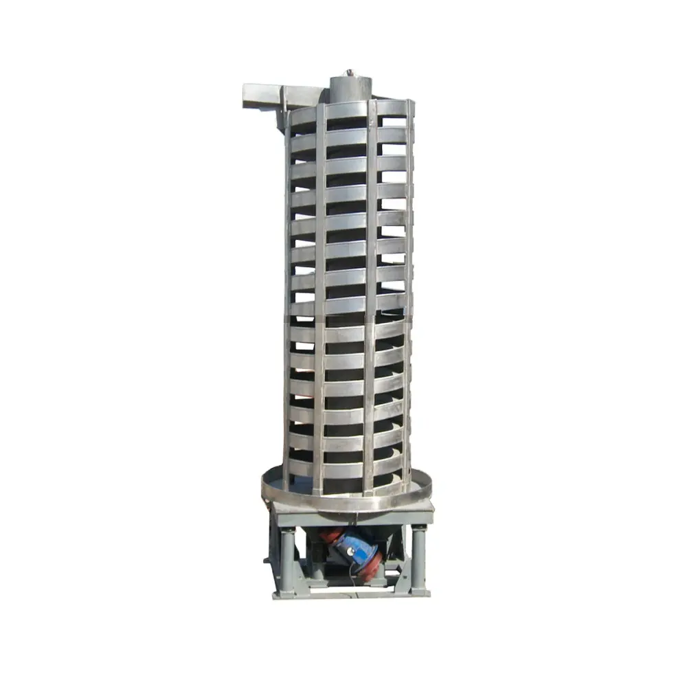 Diseño de transportador de tornillo vertical para el maestro de lote de espiral vibración ascensor