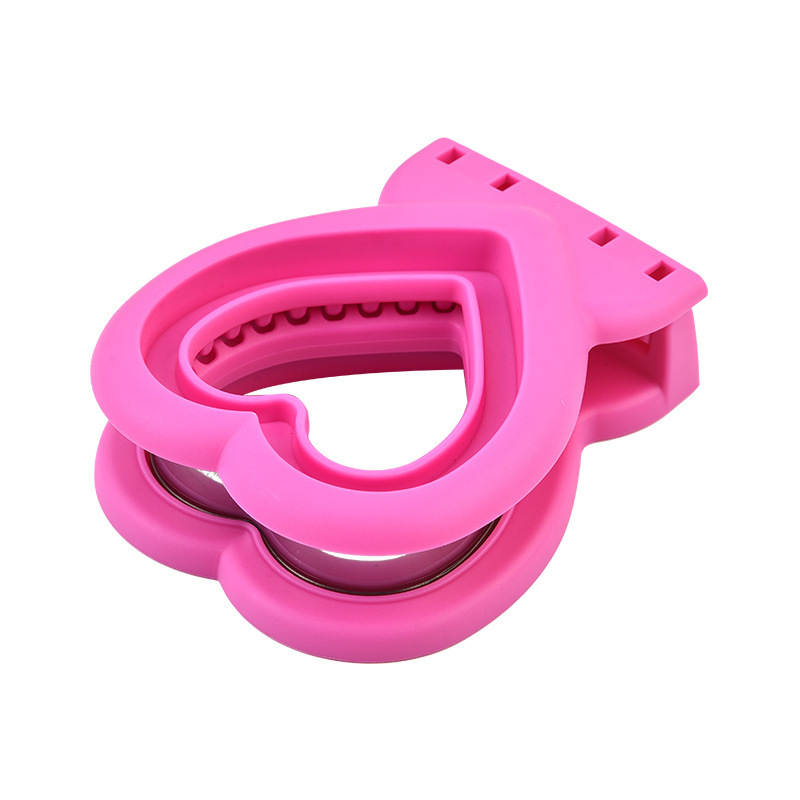corazón rosa