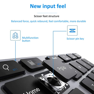 2.4G Bluetooth Numpad Ultra-sottile Wireless Numpad USB ricaricabile tastierino numerico K35 per la tastiera digitale finestra Android IOS