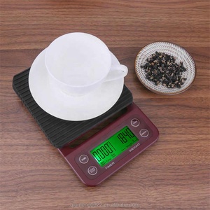 Accurate Electric Kitchen Scale with Large Clear <strong>LCD</strong> <strong>Display</strong> Coffee Scale with Timer and Tare <strong>Function</strong> Electronic Scale 5kg/0.5g - Product Image 5