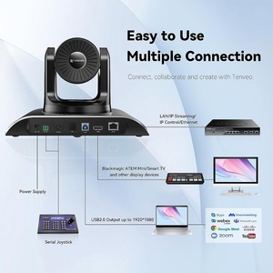 Fabrika doğrudan PoE NDI PTZ Video kamera ile 20X optik Zoom fabrika doğrudan HDM1/USB/RJ45 konferans kamerası - Product Image 4