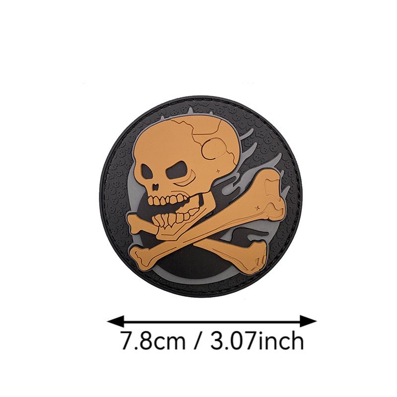 Round skull (black sediment color)