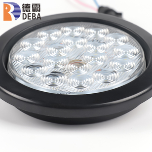 4 inç yuvarlak 12V 24V 10-36V 18 adet led'ler kamyonlar için beyaz renk LED arka lambası römorklar kamyonlar geri ters işık - Product Image 2