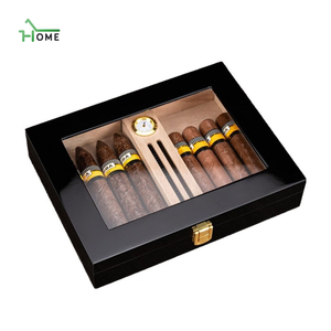 High-end Design Home Cigar Partition Storage Box Matching Humidor Hygrometer Real-time Control of the Box <strong>Humidity</strong> Cigar Humidor - Product Image 1