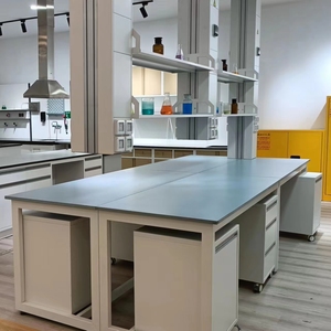 Banco da lavoro per mobili da laboratorio per scuola tavolo per mobili da laboratorio per computer banchi da lavoro da laboratorio - Product Image 4
