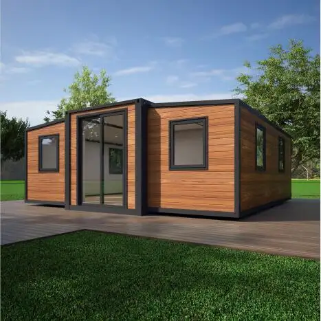 Case modulari con 2 camere da letto completamente rifinite, casa prefabbricata, casa per Container, casa modulare espandibile, 20 piedi