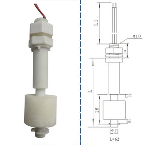 Controllo elettrico del livello dell'acqua fornitura di fabbrica 2 fili Mini sfera di plastica galleggiante interruttore sensore di livello dell'acqua come prodotto di protezione - Product Image 5