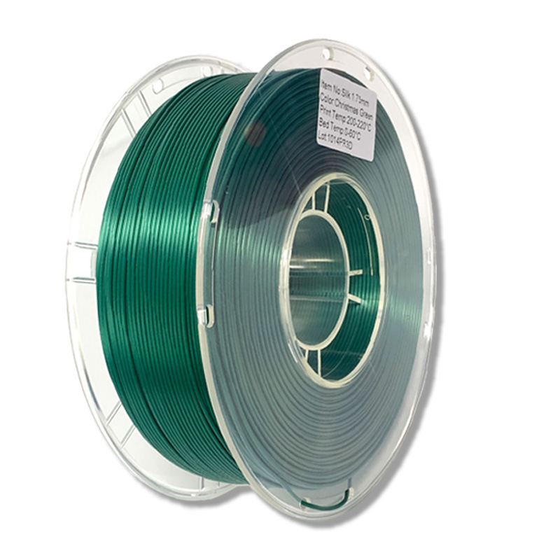 Soie PLA Noël Vert - Poids net 1kg/rouleau