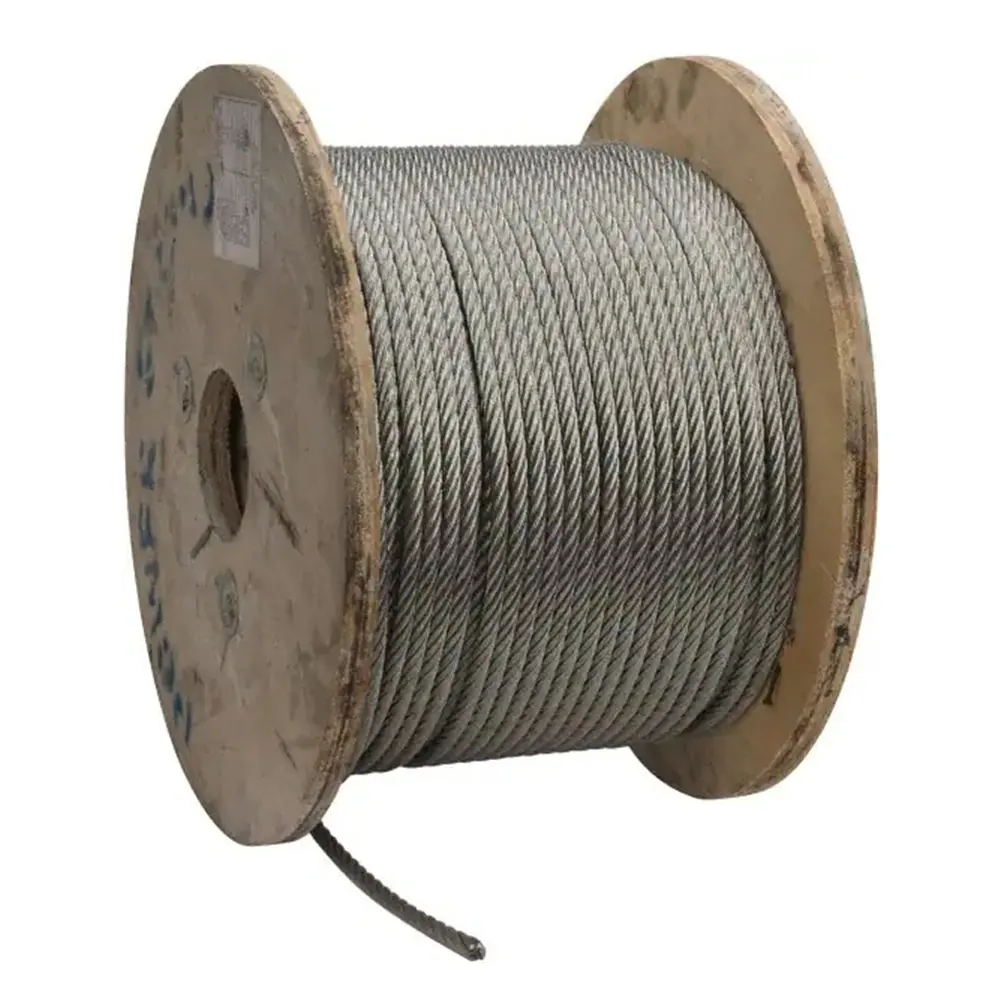 Cable de acero galvanizado usado, 6x12 + 7FC