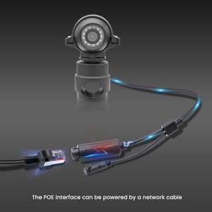 サイドビューHD 2K IPカメラPOEインターフェイス航空コネクタRJ45防水カメラ車両用トラックバス - Product Image 5