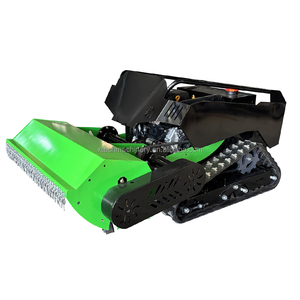 Trong kho Giao hàng nhanh 800mm 1000mm cỏ cắt Zero lần lượt điều khiển từ xa Crawler flail Máy cắt cỏ để bán - Product Image 4