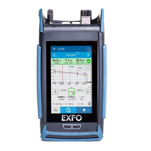 EXFO 1310/1550nm 34/32dB with Link Map and in Line Power Checker in Line Source VFL Functions All in One AXS-120 EXFO Mini OTDR - Product Image 2