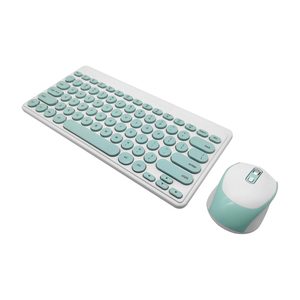 Miniteclado inalámbrico USB de 2,4 GHz, conjunto combinado de ratón delgado para ordenadores de escritorio y portátiles - Product Image 4