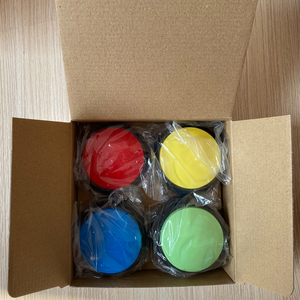 תשובה recordable זמזמים כפתור קול עבור צעצועי תקשורת piezo כפתור כלב קרמי עבור אזעקות זמזם אזעקות הצררות