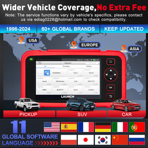Launch CRP123I V2.0, herramienta de diagnóstico automático de cuatro sistemas, lector de código OBD2, Analizador de escaneo de coches de 12V con 7 reinicios - Product Image 5
