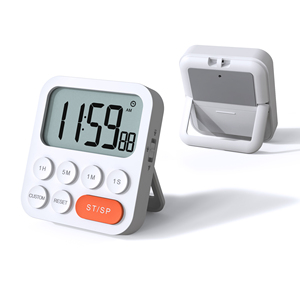 Con funzione di reimpostazione con un clic a doppia temporizzazione con funzione di visualizzazione del tempo LCD timer da scrivania timer 1H/5M/1H/1S - Product Image 1