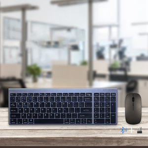 Juego de teclado y mouse inalámbricos portátiles para computadora portátil 2,4G Mini teclado y mouse Combos Mouse Gaming Wireless - Product Image 2