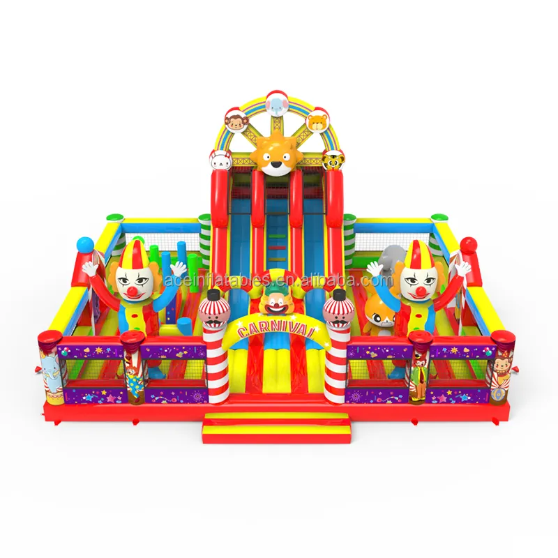 Nuevo diseño, castillo hinchable de carnaval, parque infantil, ciudad divertida