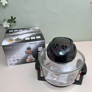 最新流行的12升台面炊具波涡轮红外对流烤箱带架钳的电卤素烤箱 - Product Image 3