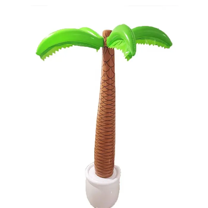 PVC caldo su misura gonfiabile albero di cocco giocattolo a spruzzo d'acqua per divertimento gioco all'aperto e decorazione del partito estivo